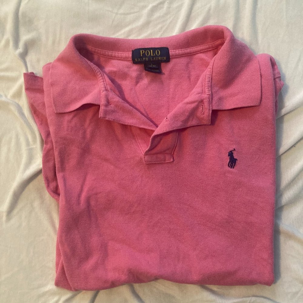 Pink Ralph Lauren Polo Shirt